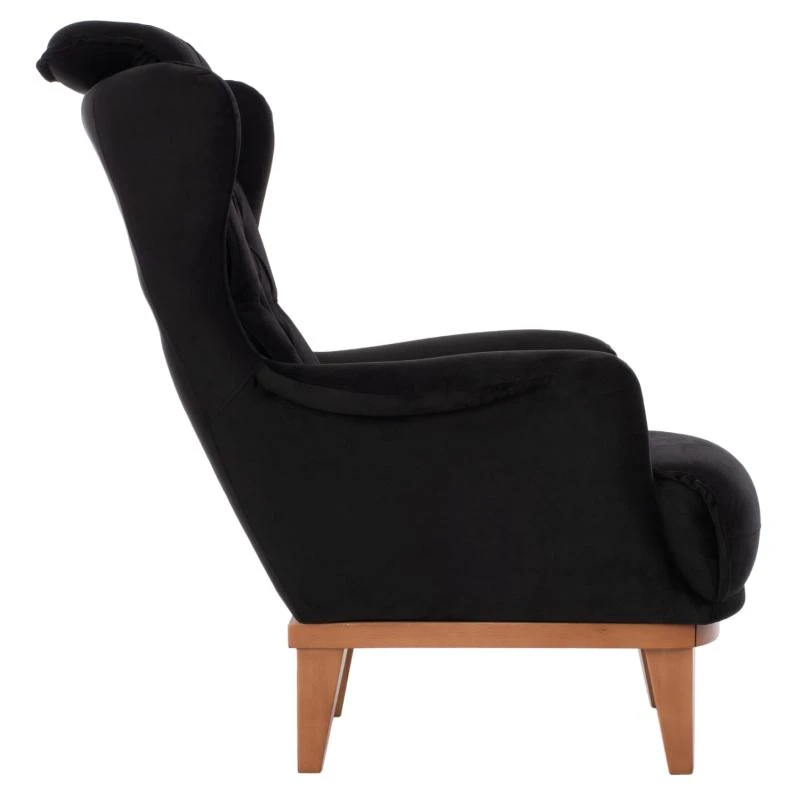 ΠΟΛΥΘΡΟΝΑ ΜΠΕΡΖΕΡΑ BENNINGTON ΒΕΛΟΥΔΟ ΜΑΥΡΟ HM9313.01 75x100x100 εκ. 4 ΠΟΛΥΘΡΟΝΑ ΜΠΕΡΖΕΡΑ BENNINGTON ΒΕΛΟΥΔΟ ΜΑΥΡΟ HM9313.01 75x100x100 εκ. - Image 4