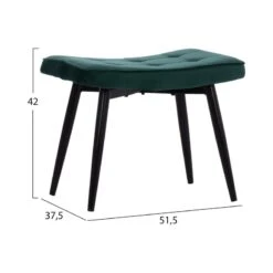 ΠΟΛΥΘΡΟΝΑ ΜΠΕΡΖΕΡΑ CRAWLEY ΜΕ ΥΠΟΠΟΔΙΟ HM8918.03 ΚΥΠΑΡΙΣΣΙ ΒΕΛΟΥΔΟ 70x57x103 εκ. -Vougioukas polithrona mperzera crawley me ipopothio hm8918 03 kiparissi veloitho 70 57 103 ek 1 2