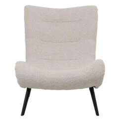 Πολυθρόνα-μπερζέρα Silla Pakoworld μπουκλέ ύφασμα σε μπεζ απόχρωση 97x80x100εκ -Vougioukas polithrona mperzera silla pakoworld mpoikle iphasma se mpez apochrosi 97 80 100ek 5