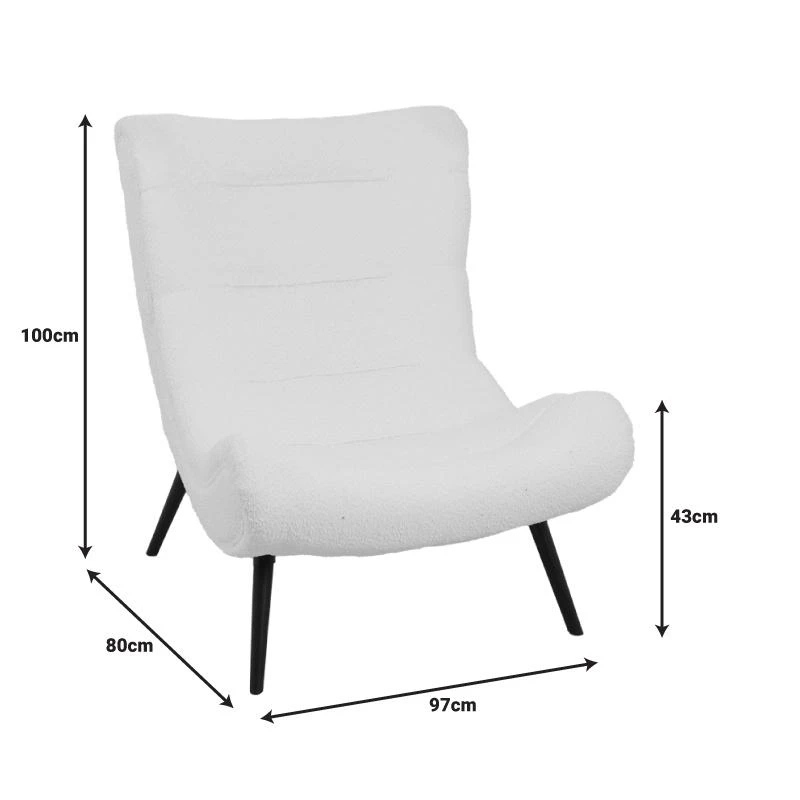 Πολυθρόνα-μπερζέρα Silla Pakoworld μπουκλέ ύφασμα σε σάπιο μήλο απόχρωση 97x80x100εκ 7 Πολυθρόνα-μπερζέρα Silla Pakoworld μπουκλέ ύφασμα σε σάπιο μήλο απόχρωση 97x80x100εκ - Image 7