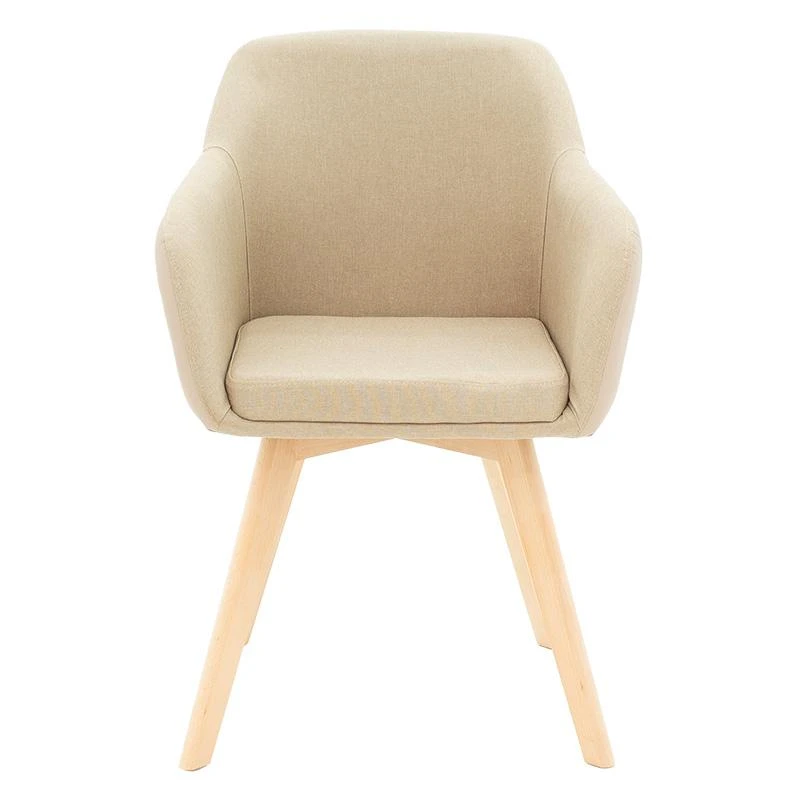 Πολυθρόνα Safira Pakoworld PU ύφασμα μπεζ-φυσικό 57x58x84εκ 4 Πολυθρόνα Safira Pakoworld PU ύφασμα μπεζ-φυσικό 57x58x84εκ - Image 4