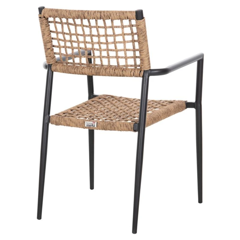 ΠΟΛΥΘΡΟΝΑ TRILAN HM6044.02 ΑΛΟΥΜΙΝΙΟ ΜΑΥΡΟ ΜΕ ΣΥΝΘΕΤΙΚΟ RATTAN ΦΥΣΙΚΟ 57x59x85Υεκ. 5 ΠΟΛΥΘΡΟΝΑ TRILAN HM6044.02 ΑΛΟΥΜΙΝΙΟ ΜΑΥΡΟ ΜΕ ΣΥΝΘΕΤΙΚΟ RATTAN ΦΥΣΙΚΟ 57x59x85Υεκ. - Image 5