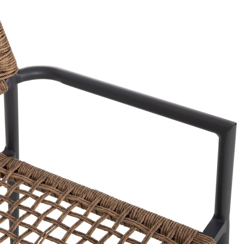 ΠΟΛΥΘΡΟΝΑ TRILAN HM6044.03 ΑΛΟΥΜΙΝΙΟ ΑΝΘΡΑΚΙ ΜΕ ΣΥΝΘΕΤΙΚΟ RATTAN ΦΥΣΙΚΟ 57x59x85Υεκ. 8 ΠΟΛΥΘΡΟΝΑ TRILAN HM6044.03 ΑΛΟΥΜΙΝΙΟ ΑΝΘΡΑΚΙ ΜΕ ΣΥΝΘΕΤΙΚΟ RATTAN ΦΥΣΙΚΟ 57x59x85Υεκ. - Image 8