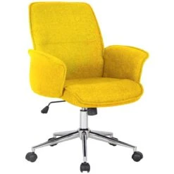 Soft M Πολυθρόνα Γραφείου Ύφασμα 65x50x94/104εκ