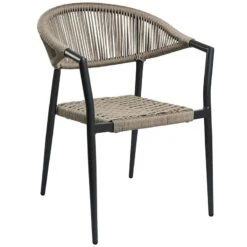 Oggi Πολυθρόνα Αλουμινίου 55.5x59x78.5εκ