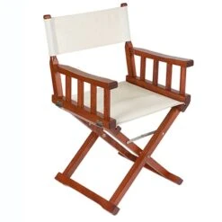 Ναυτική Πολυθρόνα Σκηνοθέτη Ξύλινη 58x51x89εκ