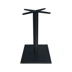 PRATO-W Βάση Τραπεζιού με ρεγουλατόρο, 45x45εκ H.72εκ Μέταλλο Βαφή Μαύρο (12,40kg)
