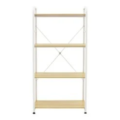 Ραφιέρα επιδαπέδια Depo Pakoworld μέταλλο λευκό-mdf σε φυσική απόχρωση 60x40x120εκ 8 Ραφιέρα επιδαπέδια Depo Pakoworld μέταλλο λευκό-mdf σε φυσική απόχρωση 60x40x120εκ -Vougioukas raphiera epithapethia depo pakoworld metallo leiko mdf se phisiki apochrosi 60 40 120ek 2