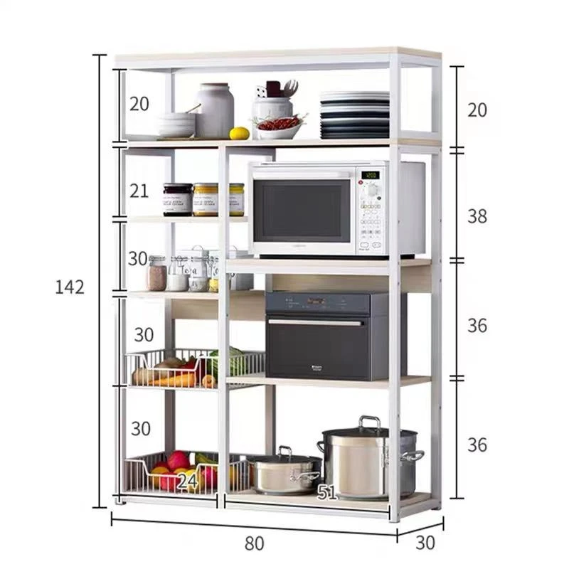 Ραφιέρα επιδαπέδια Leena Pakoworld μέταλλο Dark Oak-μαύρο 80x30x142εκ 2 Ραφιέρα επιδαπέδια Leena Pakoworld μέταλλο Dark Oak-μαύρο 80x30x142εκ - Image 2