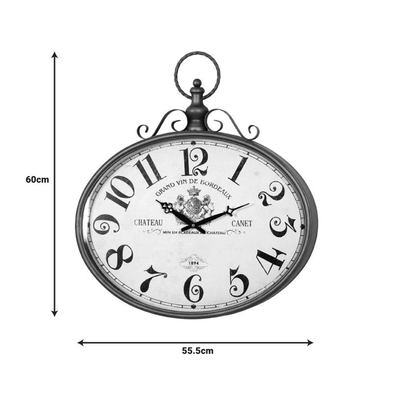 Ρολόι τοίχου Krepi Inart μέταλλο σε καφέ απόχρωση 55.5x6.5x60εκ 1 Ρολόι τοίχου Krepi Inart μέταλλο σε καφέ απόχρωση 55.5x6.5x60εκ