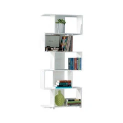 ROSS Βιβλιοθήκη - Ραφιέρα 70x23x175εκ Άσπρο