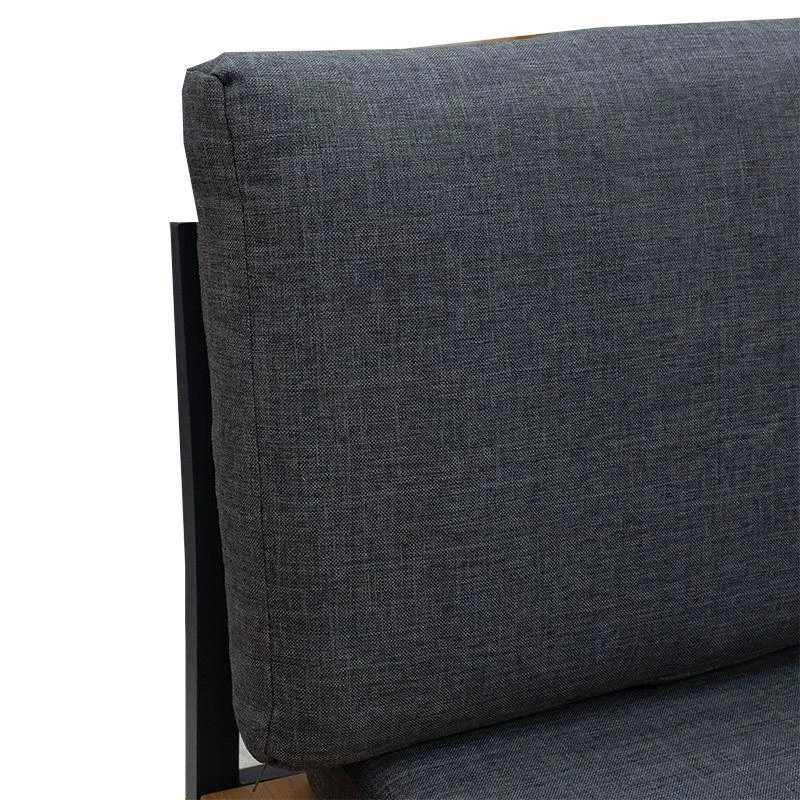 Σαλόνι Christie αλουμίνιο-plywood ύφασμα γκρι-φυσικό 5 Σαλόνι Christie αλουμίνιο-plywood ύφασμα γκρι-φυσικό - Image 5