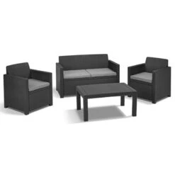 Set Merano Lounge Πολυπροπυλενίου 4τμχ