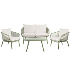 Set Amaretto Μεταλλικό PP 4τμχ