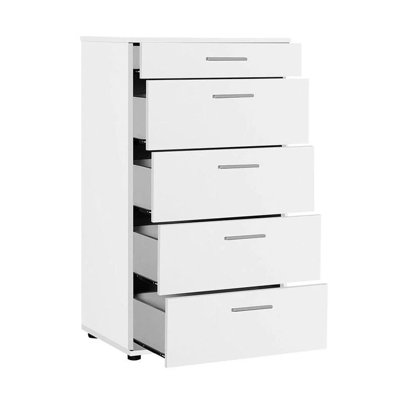 Συρταριέρα Laccipakoworld σε λευκή απόχρωση 60x44x108εκ 2 Συρταριέρα Laccipakoworld σε λευκή απόχρωση 60x44x108εκ - Image 2