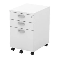 ΣΥΡΤΑΡΙΕΡΑ Τροχήλατη με 3 συρτάρια, 40x48x62εκ Απόχρωση Άσπρο