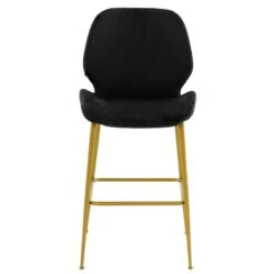 Σκαμπό Bar Impel Pakoworld μεταλλικό χρυσό-βελούδο μαύρο 12 Σκαμπό Bar Impel Pakoworld μεταλλικό χρυσό-βελούδο μαύρο -Vougioukas skampo bar impel pakoworld metalliko chriso veloitho mairo 3