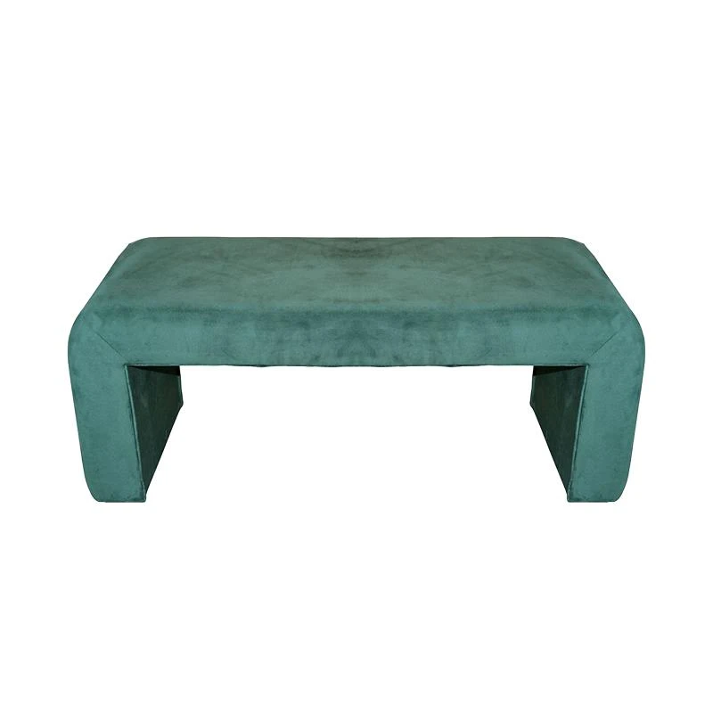 Σκαμπό Gagga Inart βελούδο ύφασμα σε πράσινη απόχρωση 110x40x45εκ 2 Σκαμπό Gagga Inart βελούδο ύφασμα σε πράσινη απόχρωση 110x40x45εκ - Image 2