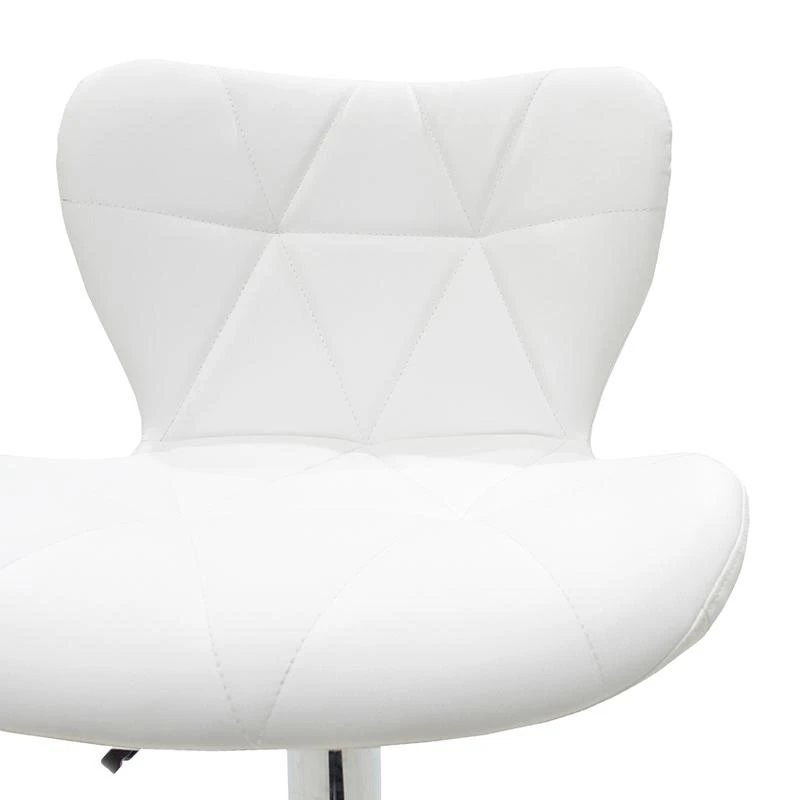 Σκαμπό μπαρ Coozy Pakoworld Pu σε λευκό χρώμα σκελετός χρωμίου 7 Σκαμπό μπαρ Coozy Pakoworld Pu σε λευκό χρώμα σκελετός χρωμίου - Image 7