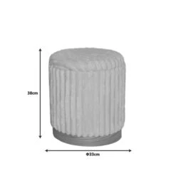 Σκαμπό Pance Inart σετ 2 τεμ μπουκλέ ύφασμα σε μπεζ και λευκή απόχρωση 9 Σκαμπό Pance Inart σετ 2 τεμ μπουκλέ ύφασμα σε μπεζ και λευκή απόχρωση -Vougioukas skampo pance inart set 2 tem mpoikle iphasma se mpez kai leiki apochrosi 4