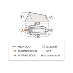 Soul 100 Σκηνή 4 Εποχών 1 Ατόμου Vango 90Υ -Vougioukas skines camping 205