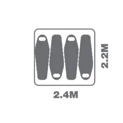 Fast Frame 4 Σκηνή 3 Εποχών 4 Ατόμων 195Υ -Vougioukas skines camping 220