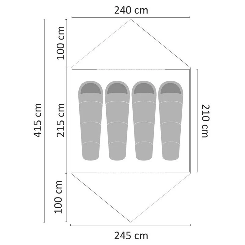 Dorset 4 Σκηνή 3 Εποχών 4 Ατόμων 150Υ 5 Dorset 4 Σκηνή 3 Εποχών 4 Ατόμων 150Υ - Image 5