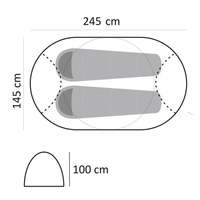 Flash 2 Αυτόματη Σκηνή Καλοκαιρινή 2 Ατόμων 100Υ 6 Flash 2 Αυτόματη Σκηνή Καλοκαιρινή 2 Ατόμων 100Υ - Image 6