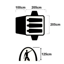 Genesis 3V Σκηνή 3 Εποχών 3 Ατόμων 125Υ 5 Genesis 3V Σκηνή 3 Εποχών 3 Ατόμων 125Υ -Vougioukas skines camping 30