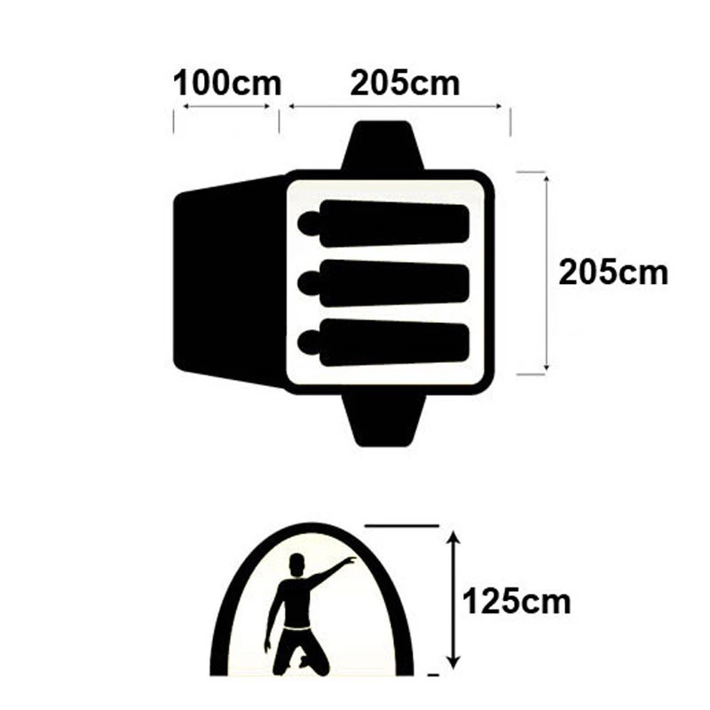 Genesis 3V Σκηνή 3 Εποχών 3 Ατόμων 125Υ 3 Genesis 3V Σκηνή 3 Εποχών 3 Ατόμων 125Υ - Image 3