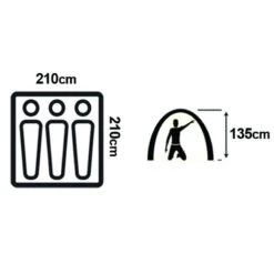 Salty Tribe Tequesta Auto Σκηνή Καλοκαιρινή 3 Ατόμων 135Υ -Vougioukas skines camping 306