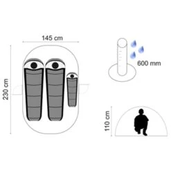 Pop Up ΙΙI Αυτόματη Σκηνή Καλοκαιρινή 3 Ατόμων 100Υ -Vougioukas skines camping 33