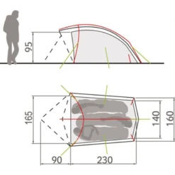 Taurus 3P Vaude Σκηνή 3 Ατόμων 3 Εποχών 95Υ -Vougioukas skines camping oreivatikes 13