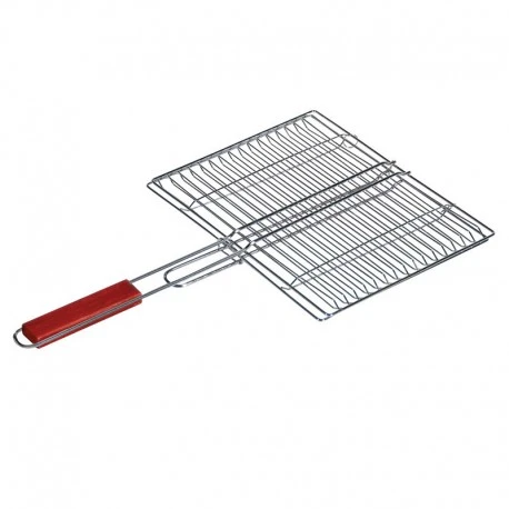 Ανοξείδωτη Σχάρα Ίσια Με Ξύλινο Χερούλι 27x33x57εκ 1 Ανοξείδωτη Σχάρα Ίσια Με Ξύλινο Χερούλι 27x33x57εκ