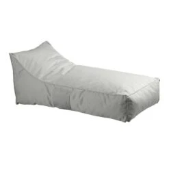 TACO Πουφ Ξαπλώστρα Ανάκλιντρο, 100% Αδιάβροχο 70x140x60εκ Ύφασμα Γκρι