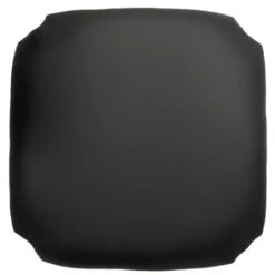 ΤΑΠΕΤΣΑΡΙΑ Σκαμπό Καφενείου, 35x35x5εκ Pu Μαύρο