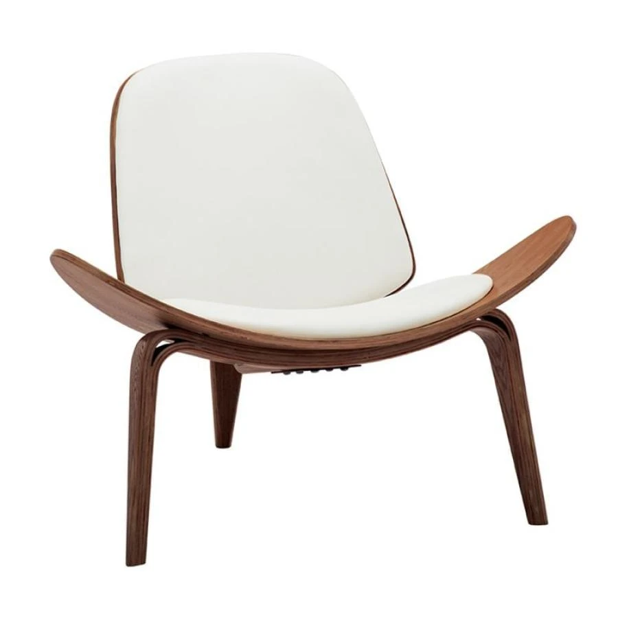 TAYLOR Πολυθρόνα Σαλονιού Καθιστικού Καρυδί, 90x76x75εκ Pu Άσπρο 1 TAYLOR Πολυθρόνα Σαλονιού Καθιστικού Καρυδί, 90x76x75εκ Pu Άσπρο