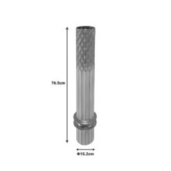 Διακοσμητικό βάζο δαπέδου Bruna Inart μέταλλο σε χρυσή και λευκή απόχρωση Φ15.2x76.5εκ 7 Διακοσμητικό βάζο δαπέδου Bruna Inart μέταλλο σε χρυσή και λευκή απόχρωση Φ15.2x76.5εκ -Vougioukas thiakosmitiko vazo thapethoi bruna inart metallo se chrisi kai leiki apochrosi ph15 2 76 5ek 3