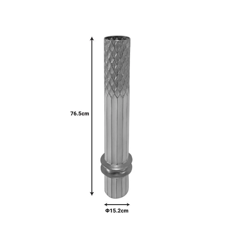 Διακοσμητικό βάζο δαπέδου Bruna Inart μέταλλο σε χρυσή και λευκή απόχρωση Φ15.2x76.5εκ 4 Διακοσμητικό βάζο δαπέδου Bruna Inart μέταλλο σε χρυσή και λευκή απόχρωση Φ15.2x76.5εκ - Image 4