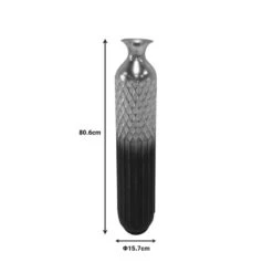 Διακοσμητικό βάζο δαπέδου Onna Inart μέταλλο σε χρυσή και μαύρη απόχρωση Φ15.7x80.6εκ -Vougioukas thiakosmitiko vazo thapethoi onna inart metallo se chrisi kai mairi apochrosi ph15 7 80 6ek 3