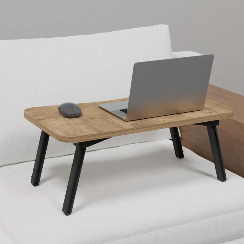 Τραπεζάκι για Laptop Rahe Pakoworld Oak μελαμίνης- μαύρο μέταλλο 60x35x23εκ 1 Τραπεζάκι για Laptop Rahe Pakoworld Oak μελαμίνης- μαύρο μέταλλο 60x35x23εκ