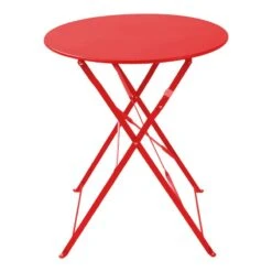 Τραπεζαρία Bistro 3τεμ Pakoworld μεταλλική αναδιπλούμενη σε κόκκινη απόχρωση Φ60x71εκ 13 Τραπεζαρία Bistro 3τεμ Pakoworld μεταλλική αναδιπλούμενη σε κόκκινη απόχρωση Φ60x71εκ -Vougioukas trapezaria bistro 3tem pakoworld metalliki anathiploimeni se kokkini apochrosi ph60 71ek 5