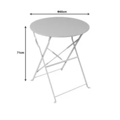 Τραπεζαρία Bistro 3τεμ Pakoworld μεταλλική αναδιπλούμενη σε κόκκινη απόχρωση Φ60x71εκ 15 Τραπεζαρία Bistro 3τεμ Pakoworld μεταλλική αναδιπλούμενη σε κόκκινη απόχρωση Φ60x71εκ -Vougioukas trapezaria bistro 3tem pakoworld metalliki anathiploimeni se kokkini apochrosi ph60 71ek 7