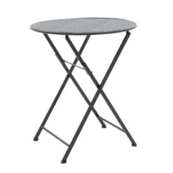 Τραπεζαρία Walen Pakoworld σετ 3τεμ μέταλλο μαύρο -Vougioukas trapezaria walen pakoworld set 3tem metallo mairo 10