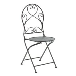 Τραπεζαρία Walen Pakoworld σετ 3τεμ μέταλλο μαύρο