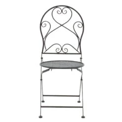 Τραπεζαρία Walen Pakoworld σετ 3τεμ μέταλλο μαύρο -Vougioukas trapezaria walen pakoworld set 3tem metallo mairo 4