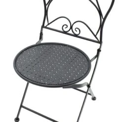 Τραπεζαρία Walen Pakoworld σετ 3τεμ μέταλλο μαύρο -Vougioukas trapezaria walen pakoworld set 3tem metallo mairo 7