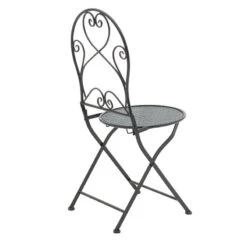 Τραπεζαρία Walen Pakoworld σετ 3τεμ μέταλλο μαύρο -Vougioukas trapezaria walen pakoworld set 3tem metallo mairo 9