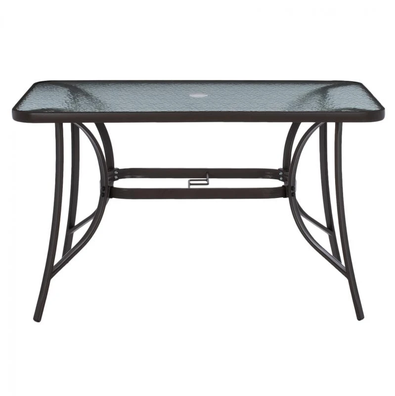 ΤΡΑΠΕΖΙ BRAVO ΜΕΤΑΛΛΙΚΟ ΚΑΦΕ ΓΥΑΛ.ΕΠΙΦΑΝΕΙΑ ΜΕ ΤΡΥΠΑ ΟΜΠΡΕΛΑΣ 120Χ70Χ72Υεκ.HM5021.12 4 ΤΡΑΠΕΖΙ BRAVO ΜΕΤΑΛΛΙΚΟ ΚΑΦΕ ΓΥΑΛ.ΕΠΙΦΑΝΕΙΑ ΜΕ ΤΡΥΠΑ ΟΜΠΡΕΛΑΣ 120Χ70Χ72Υεκ.HM5021.12 - Image 4