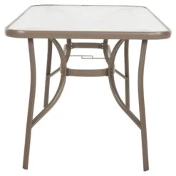 ΤΡΑΠΕΖΙ BRUNO HM5106.04 ΣΑΜΠΑΝΙ ΜΕΤΑΛΛΙΚΟ ΜΕ ΓΥΑΛΙΝΗ ΕΠΙΦΑΝΕΙΑ 140Χ80Χ71Υεκ -Vougioukas trapezi bruno hm5106 04 sampani metalliko me gialini epiphaneia 140ch80ch71iek 3